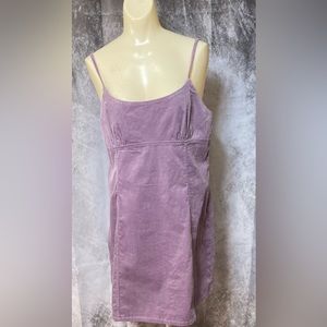 Wild Fable sleeveless mini corduroy dress Dark Mauve large